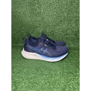 Asics Gel Pulse 16 Mens Size 8 Blue White Running Shoes Athletic Comfort Sneaker